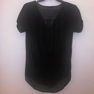 Black shear stripped beach cover